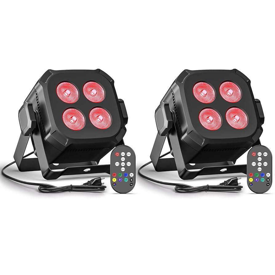 Amazon.com: Dazzlingstage Mini Stage Lights, Corded 4 * 8w